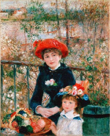 Pierre-Auguste Renoir On the Terrace,
